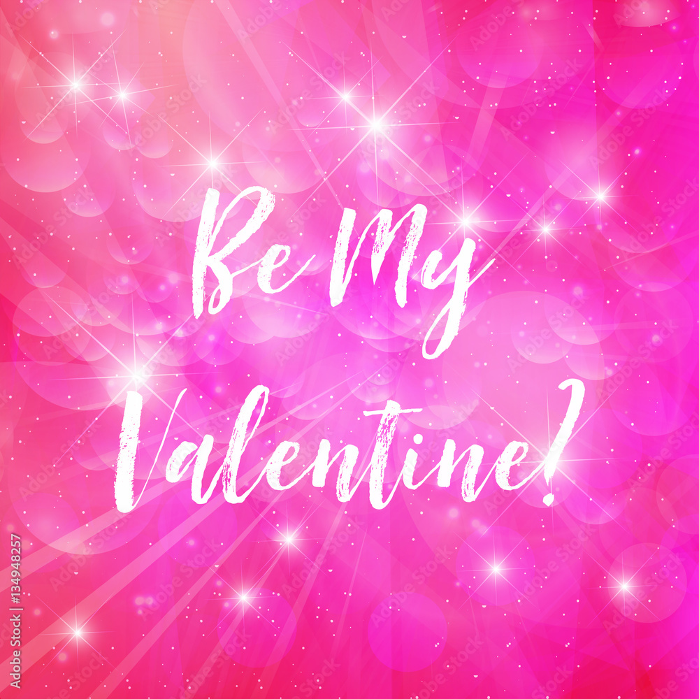 Happy Valentines Day Hand Drawing Vector Lettering Happy Valentines Day Hand Drawing Vector Lettering