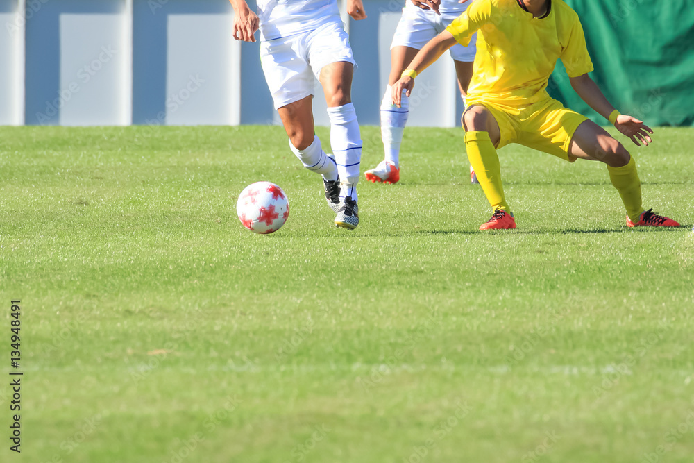 Soccer, dribble scene