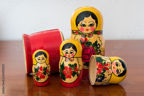 Russian Traditional Dolls Matrioshka - Matryoshka or Babushka