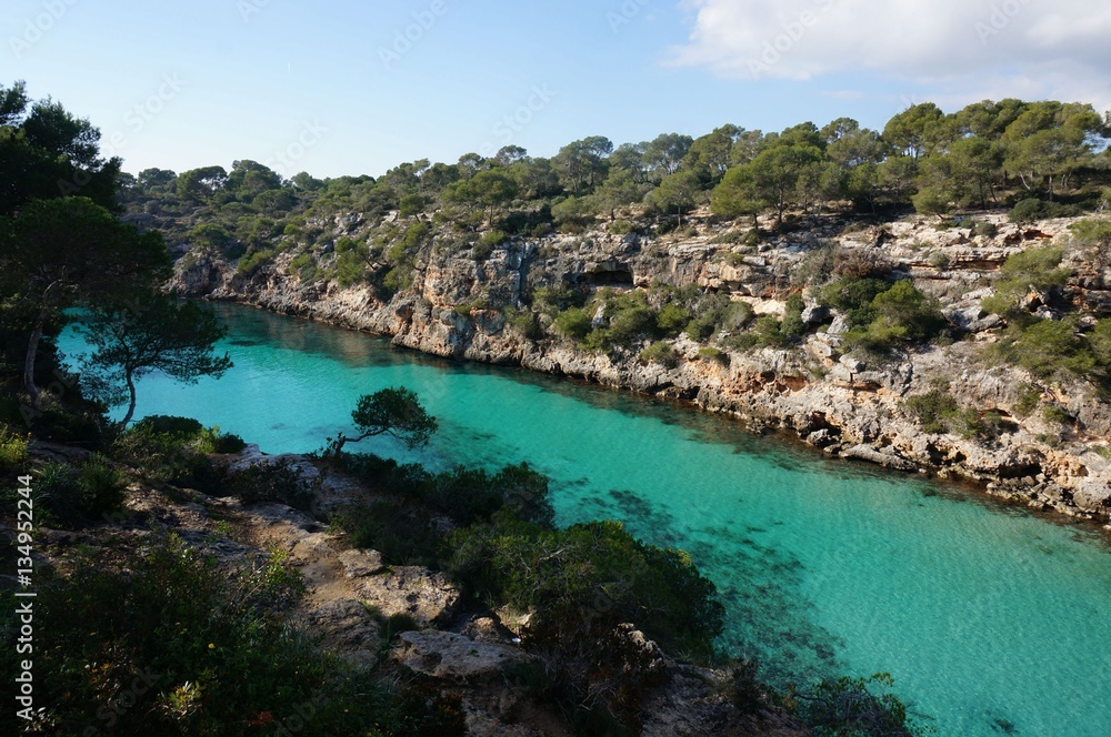 A Turquoise Bay in Majorca