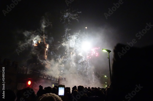 Berlin Silvester Oberbaumbrücke