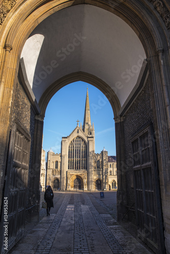 Norwich Cathedral though the Erpingham Gate © chrisdorney