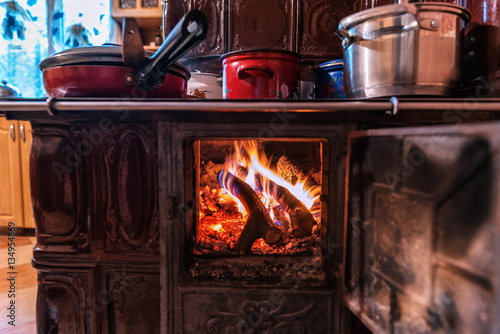 stove in the kitchen photo