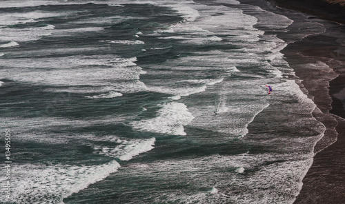 A Kitesurfer in Piha
