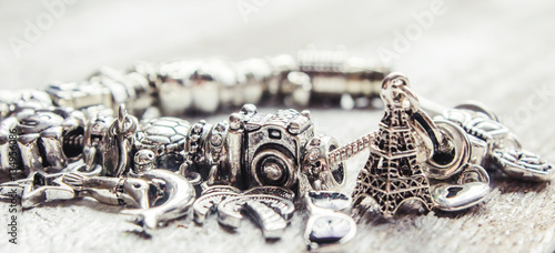 bracelet with pendants char...