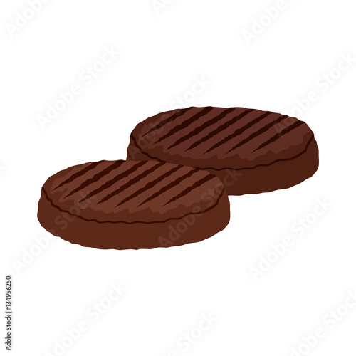 cutlet flat icon