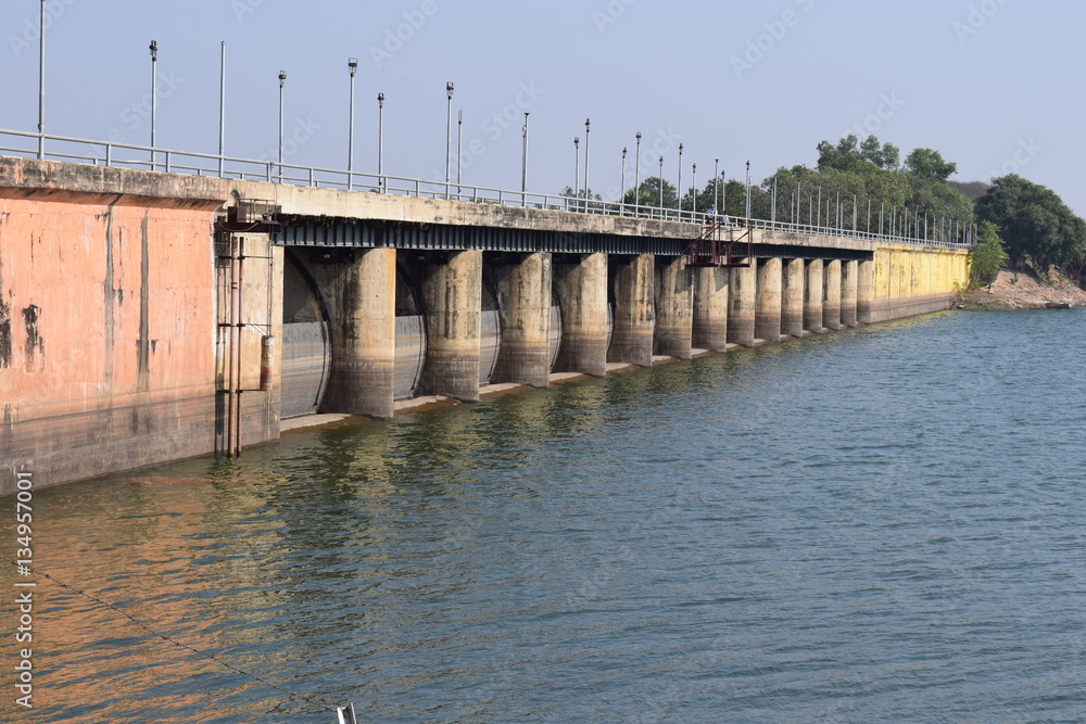 The Telaiya Dam on river Barakar Jhumri-Telaiya, Koderma, Jharkhand