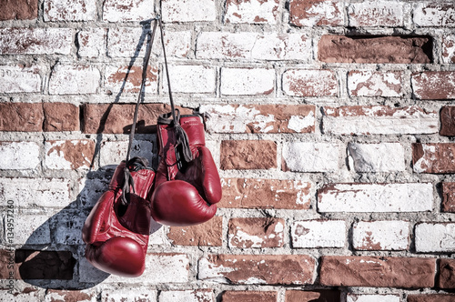 vintage image of boxing gloves © Volodymyr Shevchuk
