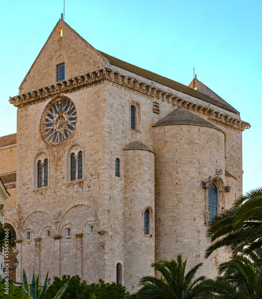 Beautiful church of the town of Trani in Apulia. Italy