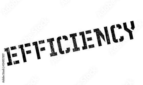 Efficiency rubber stamp. Grunge design with dust scratches. Effects can be easily removed for a clean, crisp look. Color is easily changed.