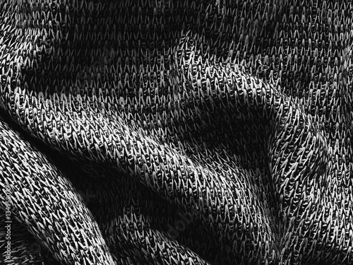 Crushed wool sweater