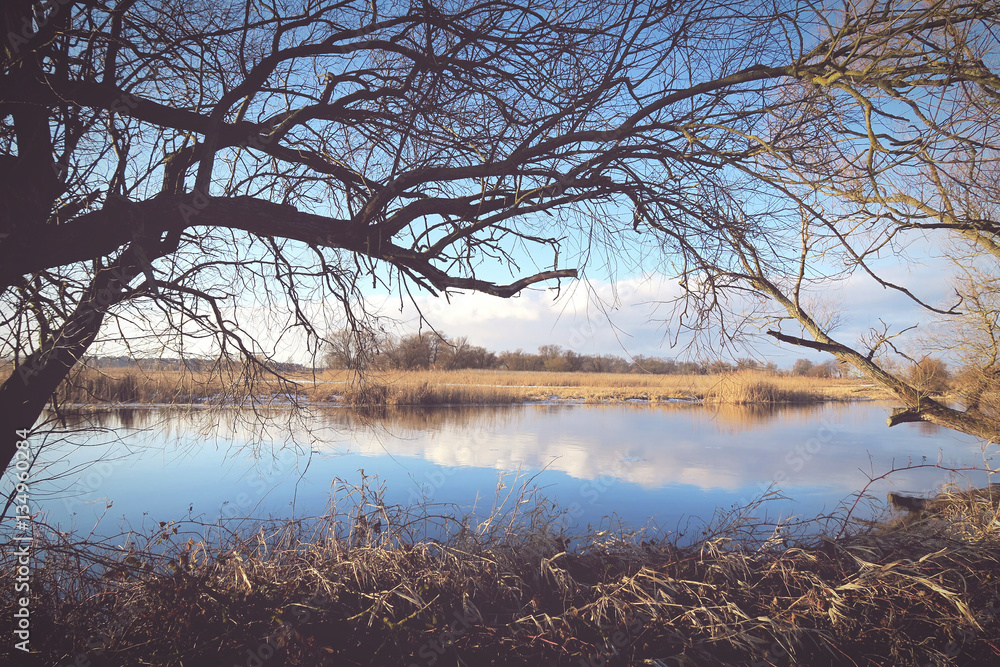 winter at Havel river in Havelland (Brandenburg Germany) winter at Havel river in Havelland (Brandenburg Germany)