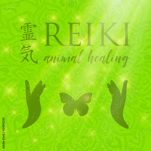 Sacred geometry. Reiki symbol.