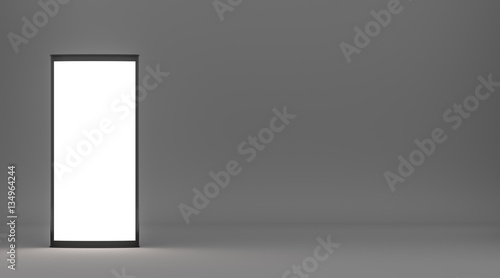 Lightboxe On studio Background