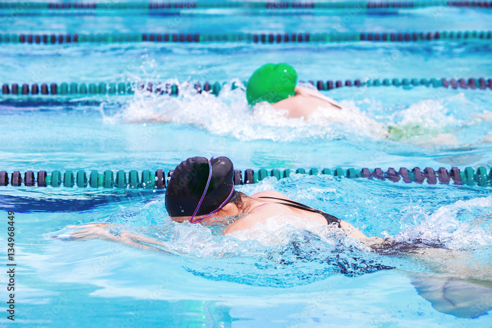 Breast stroke swimmer Stock Photo Adobe Stock
