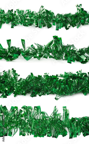 Line of a tinsel garland is...
