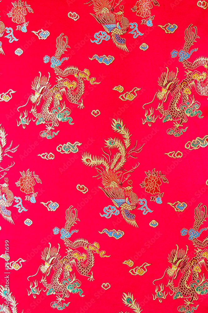 Pattern of Cheongsam dress