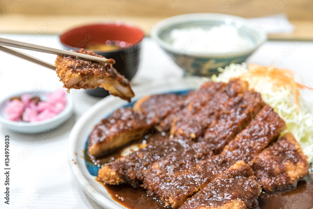 buta katsu pork cutlet buta katsu pork cutlet