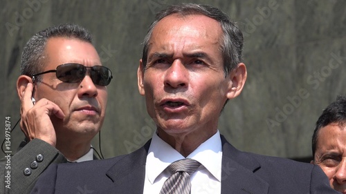 Εκτύπωση καμβά Politician Speaking Or Talking
