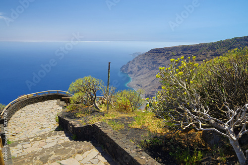 Canvastavla The wonderful landscape from Mirador de Isora, El Hierro island