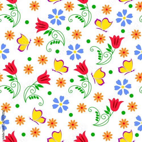 Summer seamless background