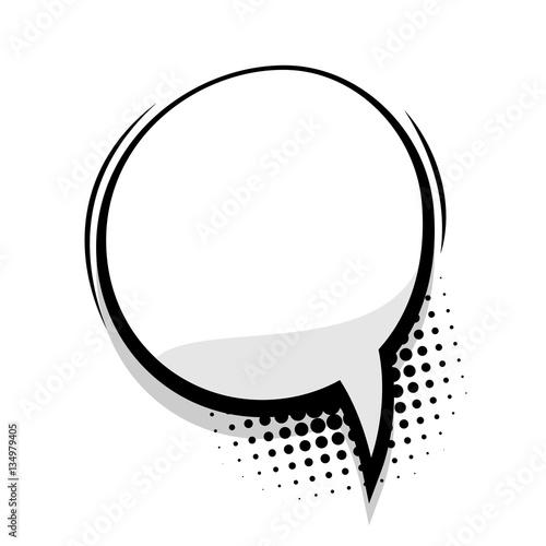 Dialog empty box space. Comics book sketch explosion sudden burst bomb. Blank template comic text speech oval bubble. Halftone dot background style pop art. Creative idea conversation.