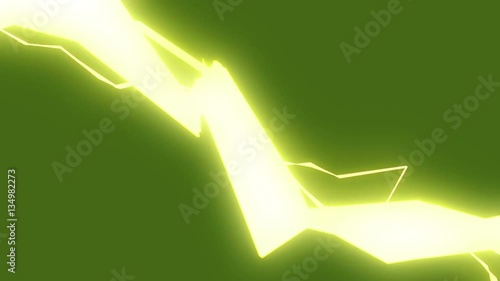 Lightning flash effect - Green Screen