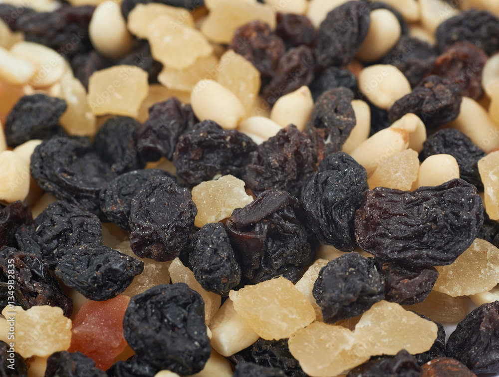 Mix of dried fruits and nuts Mix of dried fruits and nuts