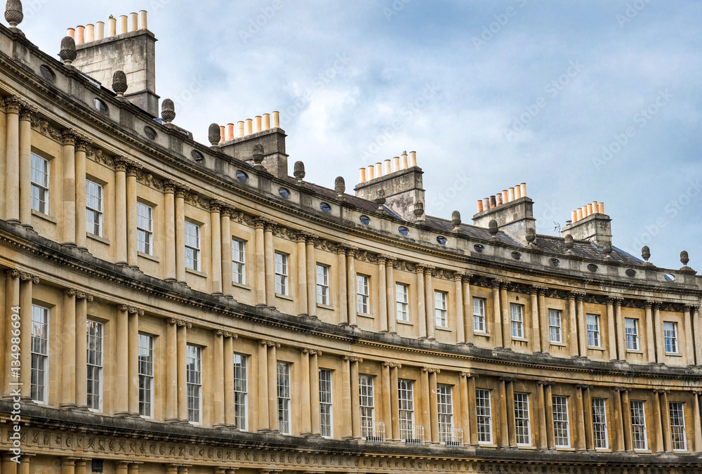the Circus house in Bath, Somerset, England