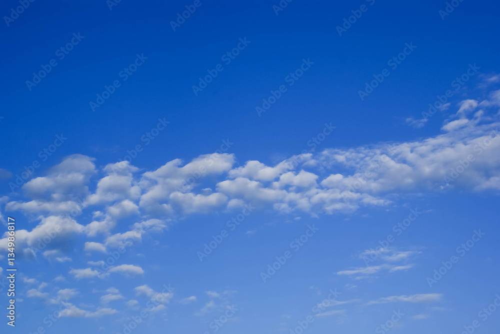 summer landscape, blue sky, cumulus clouds, nature, weather phenomena summer landscape, blue sky, cumulus clouds, nature, weather phenomena