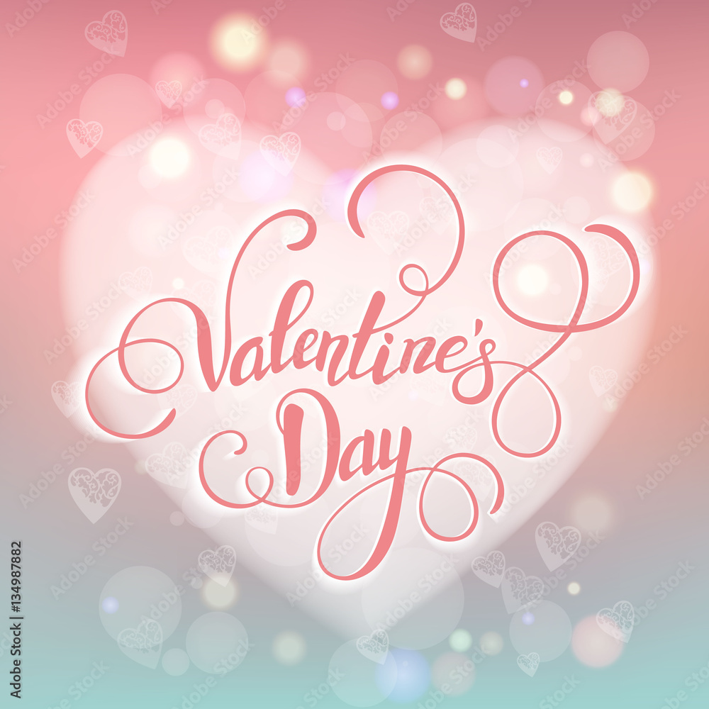Decorative Valentine greeting card with floral ornate hearts and lettering. Vector illustration EPS 10. Decorative Valentine greeting card with floral ornate hearts and lettering. Vector illustration EPS 10.