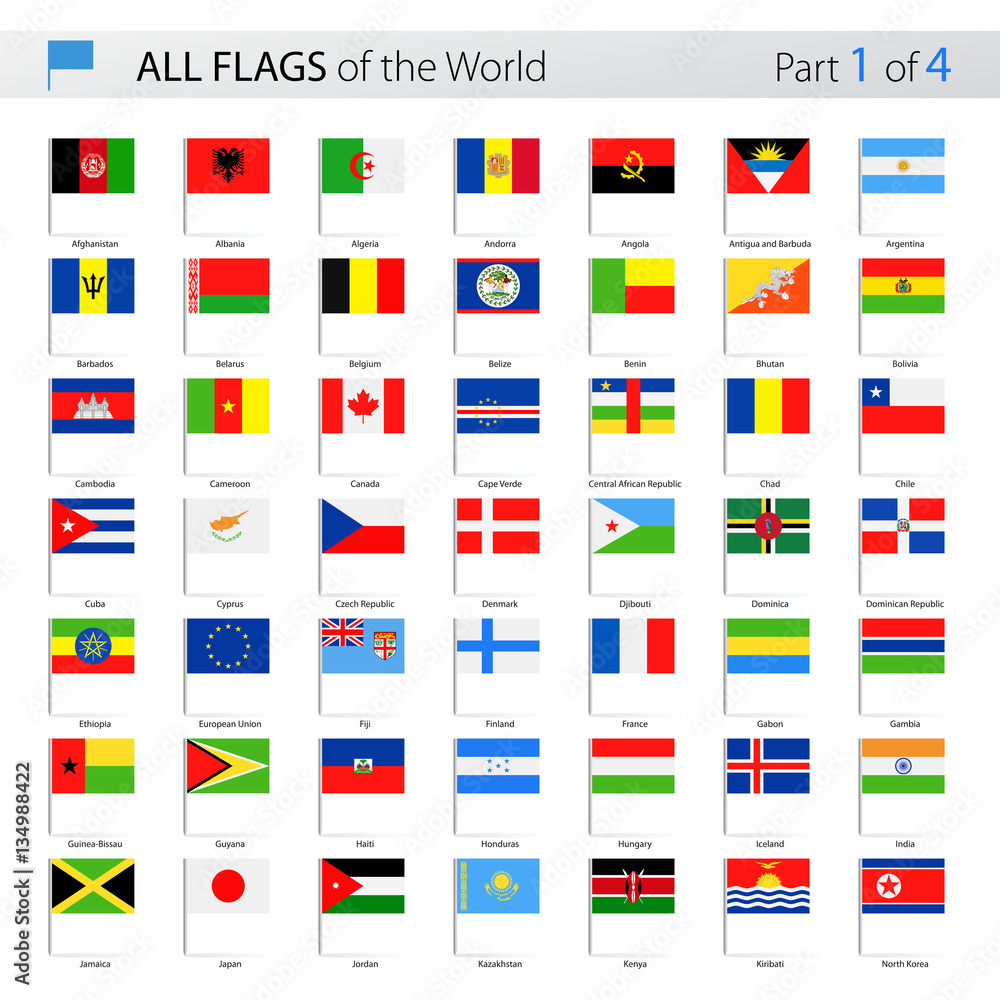 All World Vector Flag Pins - Collection All World Vector Flag Pins - Collection
