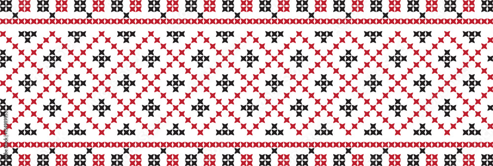 embroidered Ukrainian national pattern cross embroidered Ukrainian national pattern cross