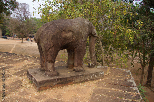 Elephant statue of Pre Rup photo