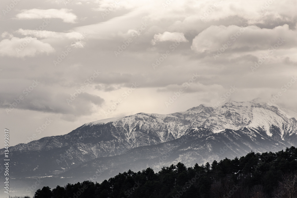 Obraz premium Olympus Mountain in Greece 