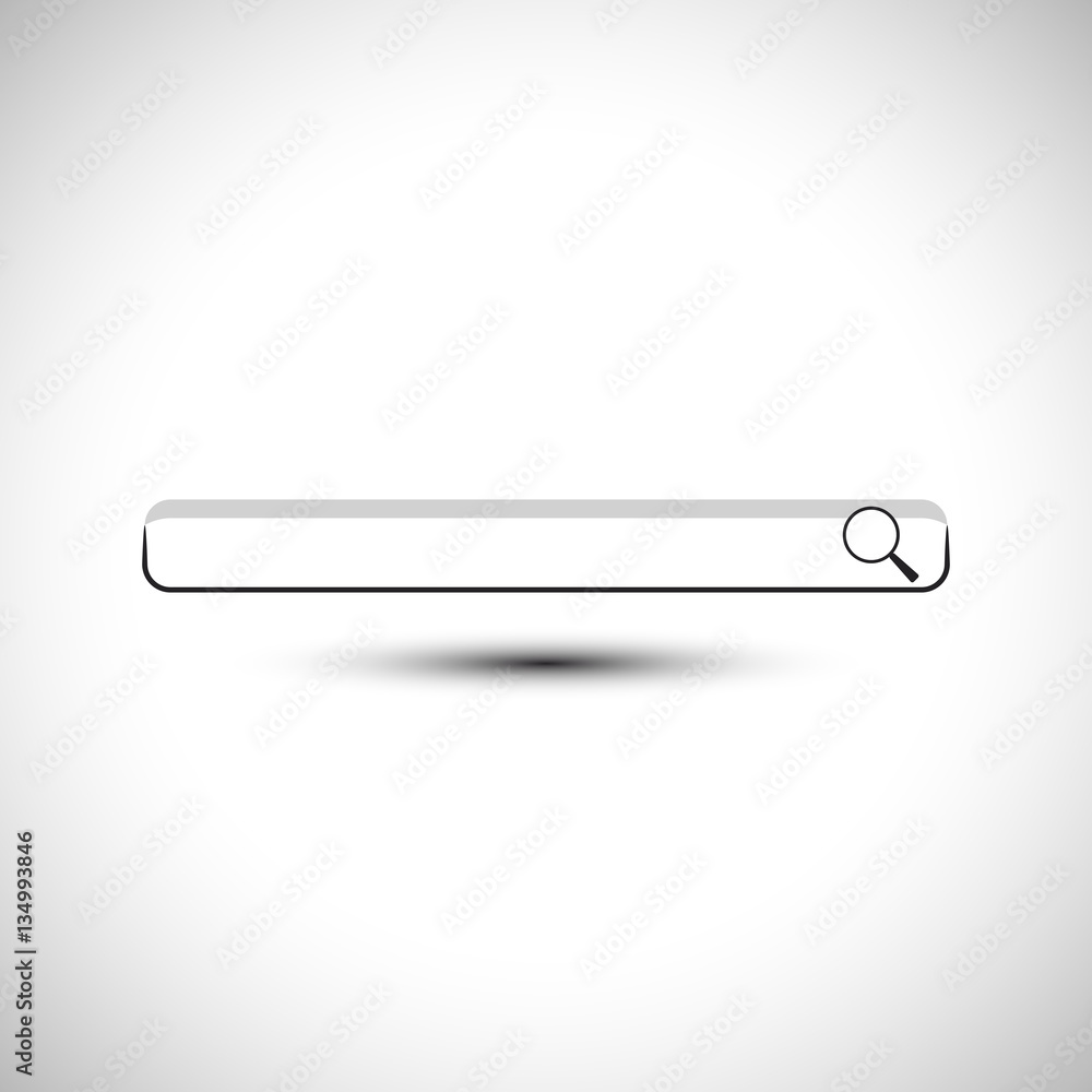 Search Bar Icon. Magnifying glass Icon. Vector illustration. Search Bar Icon. Magnifying glass Icon. Vector illustration.