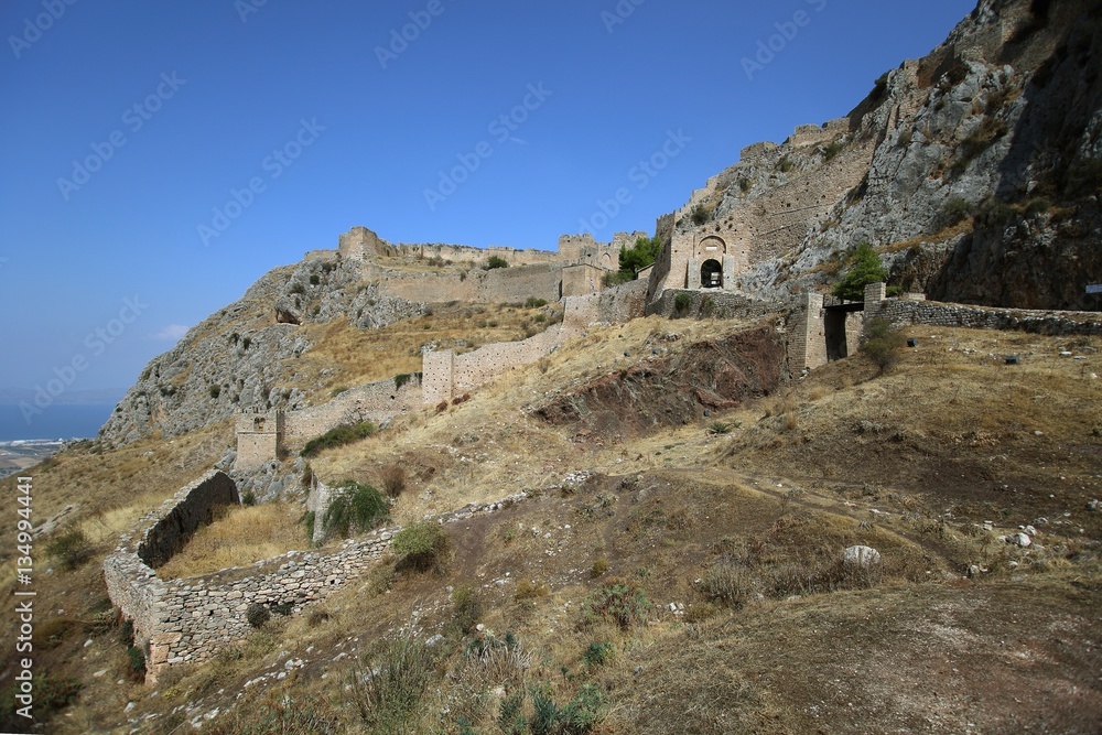 Acrocorinth (the acropolis of ancient Corinth)