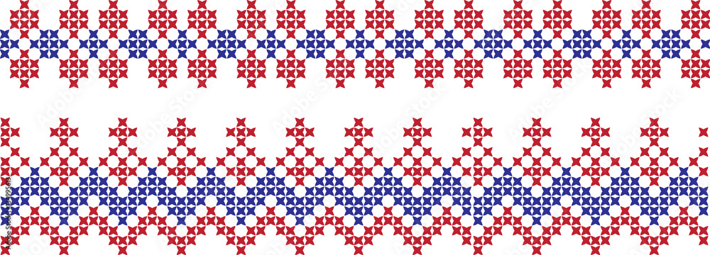embroidered Ukrainian national pattern cross embroidered Ukrainian national pattern cross