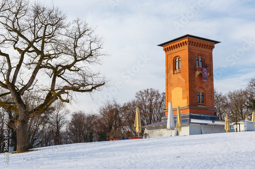 Wiesbaden, der Turm auf dem Neroberg. Januar 2017. © Branko Srot