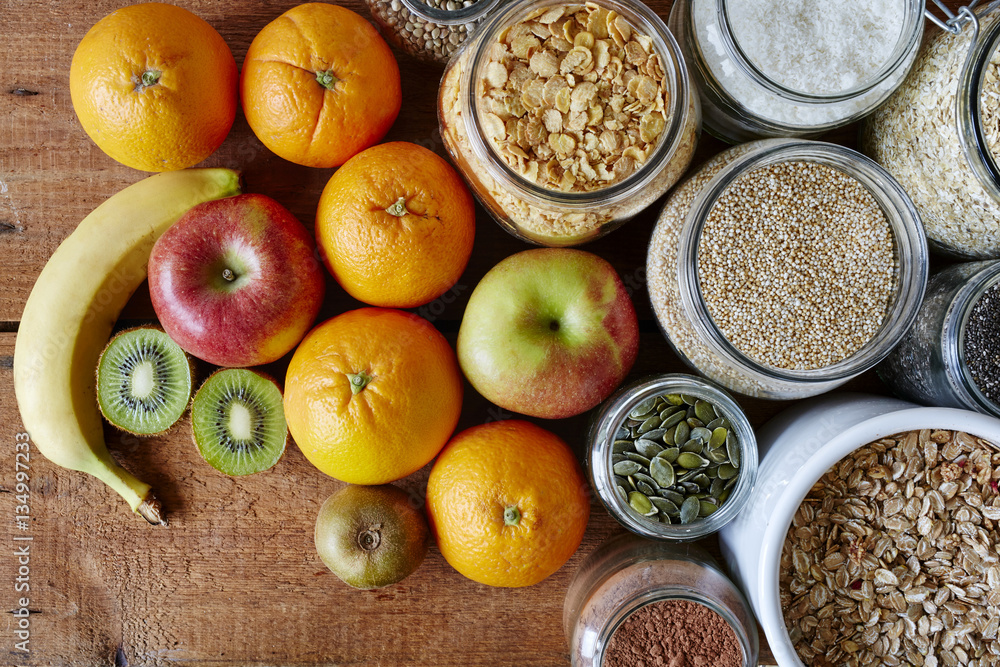 muesli bar variety of cereal and fruits muesli bar variety of cereal and fruits