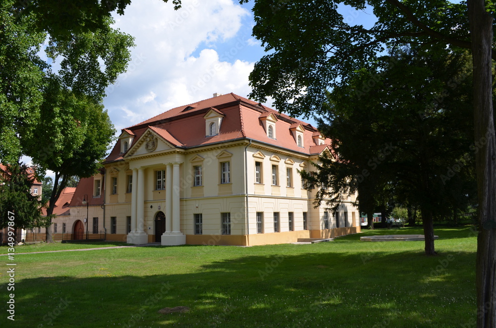 Żagań-budynek sądu/Zagan-the building of the court, Lubusz Land, Poland