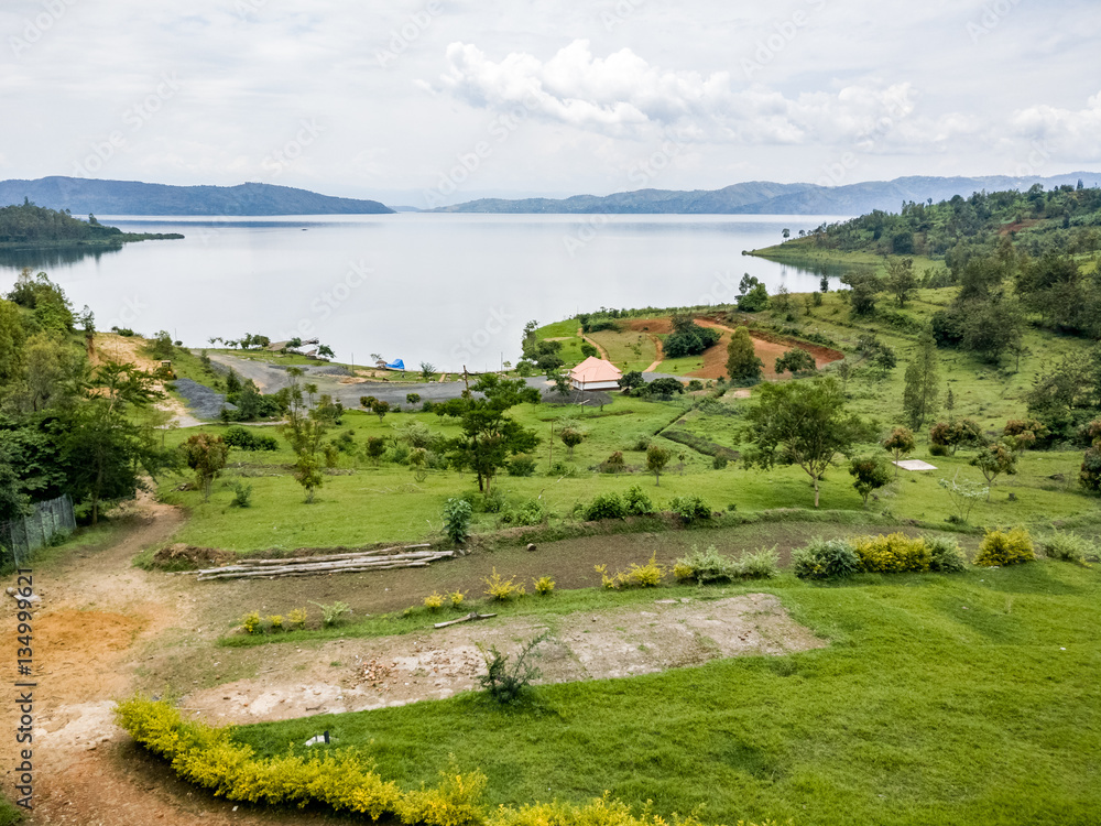 Fototapeta premium Lake Kivu - Ruanda, africa