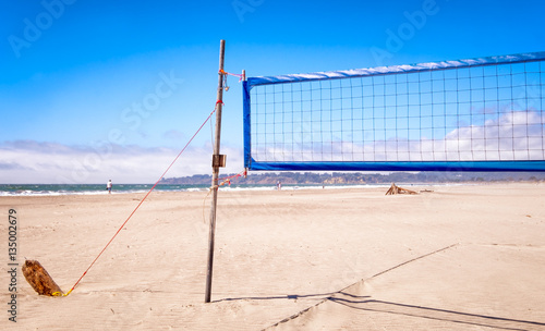 California beach volleyball net