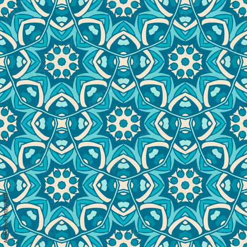 Abstract winter background seamless pattern
