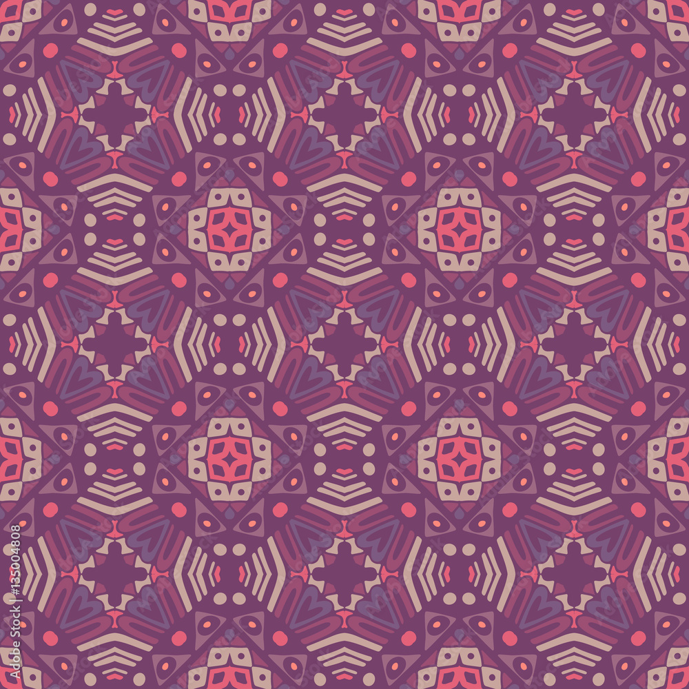 Seamless abstract tiled pattern vector Seamless abstract tiled pattern vector