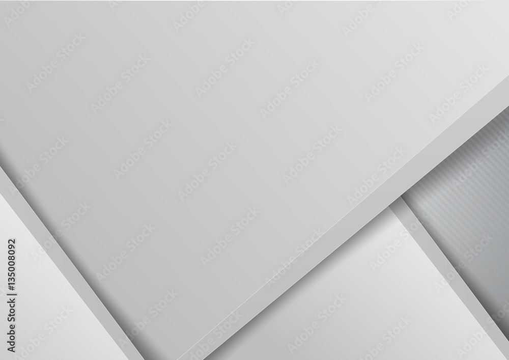 Abstract background basic geometry light grey layered and overla Abstract background basic geometry light grey layered and overla