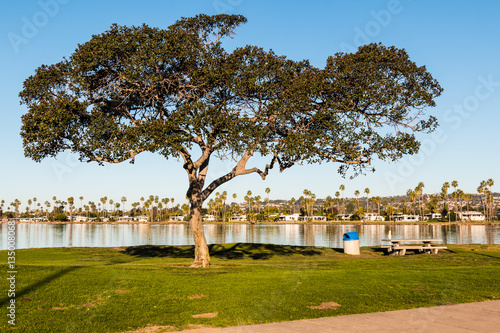 De Anza Cove area of Mission Bay Park in San Diego, California.  
