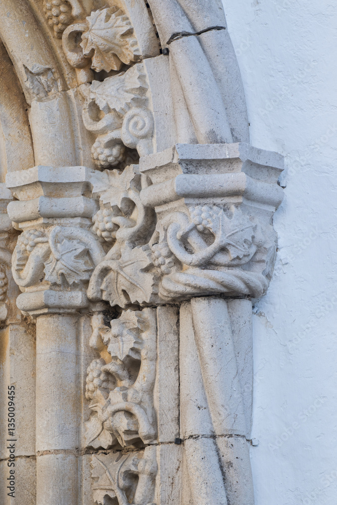 Details from the main Church of Luz de Tavira