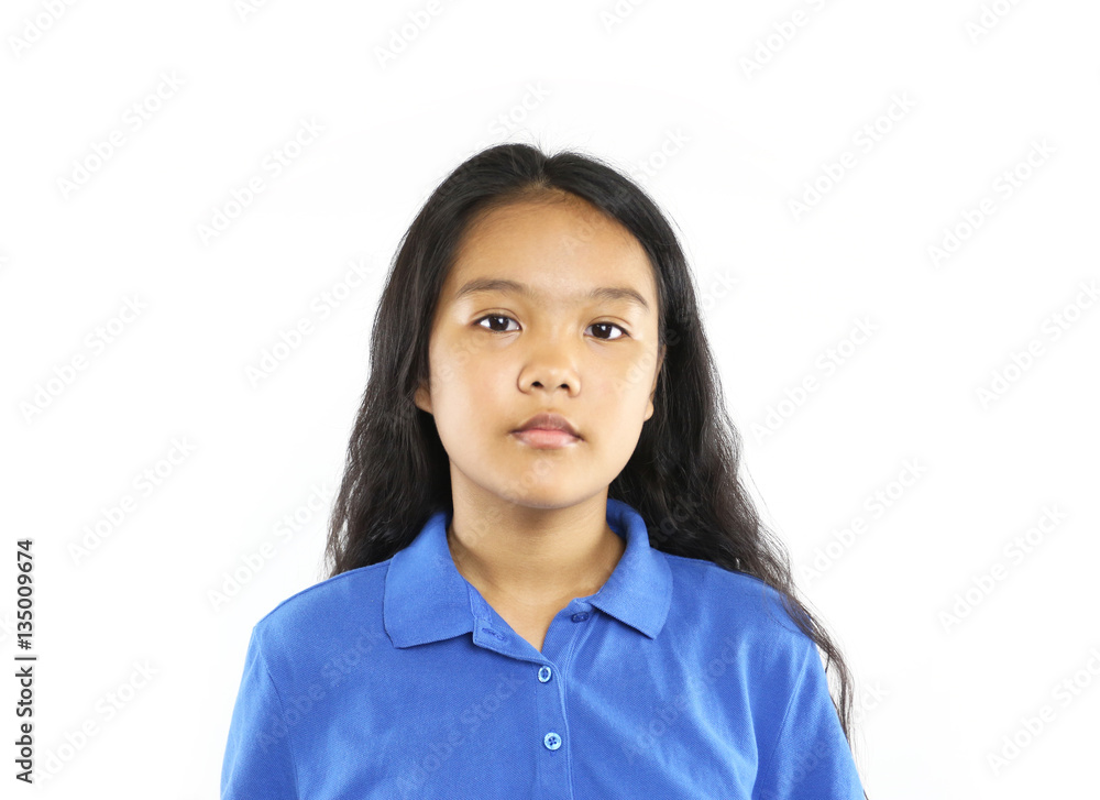 Young Asian woman feel moody Young Asian woman feel moody