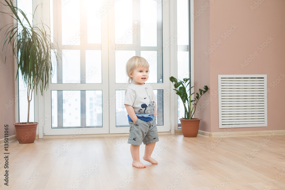 Portrait of two-year old baby happy smiling boy Portrait of two-year old baby happy smiling boy